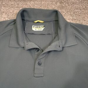 First Tactical Polo Shirt Men's XL Performance Short Sleeve Gray